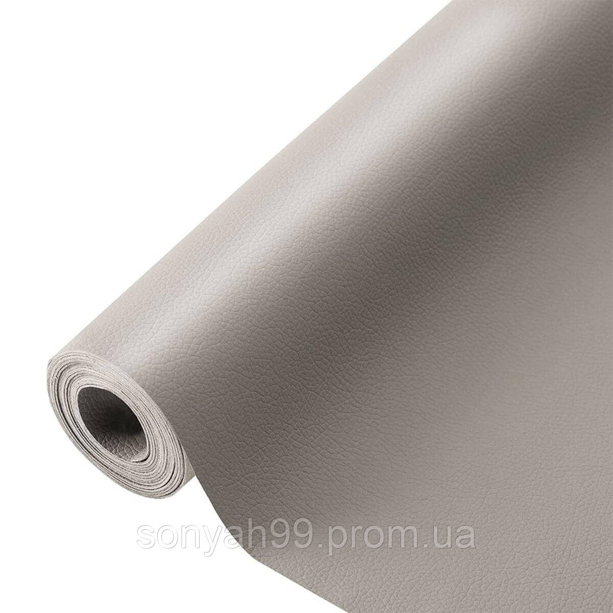 Самоклеющая экокожа в рулоне 1.37*3m*0.5mm LIGHT GREY (D) SW-00001324 - фото 1 - id-p2070549139