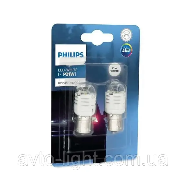 PHILIPS 11498U30CWB2 P21W LED 12 V Ultinon Pro3000 White