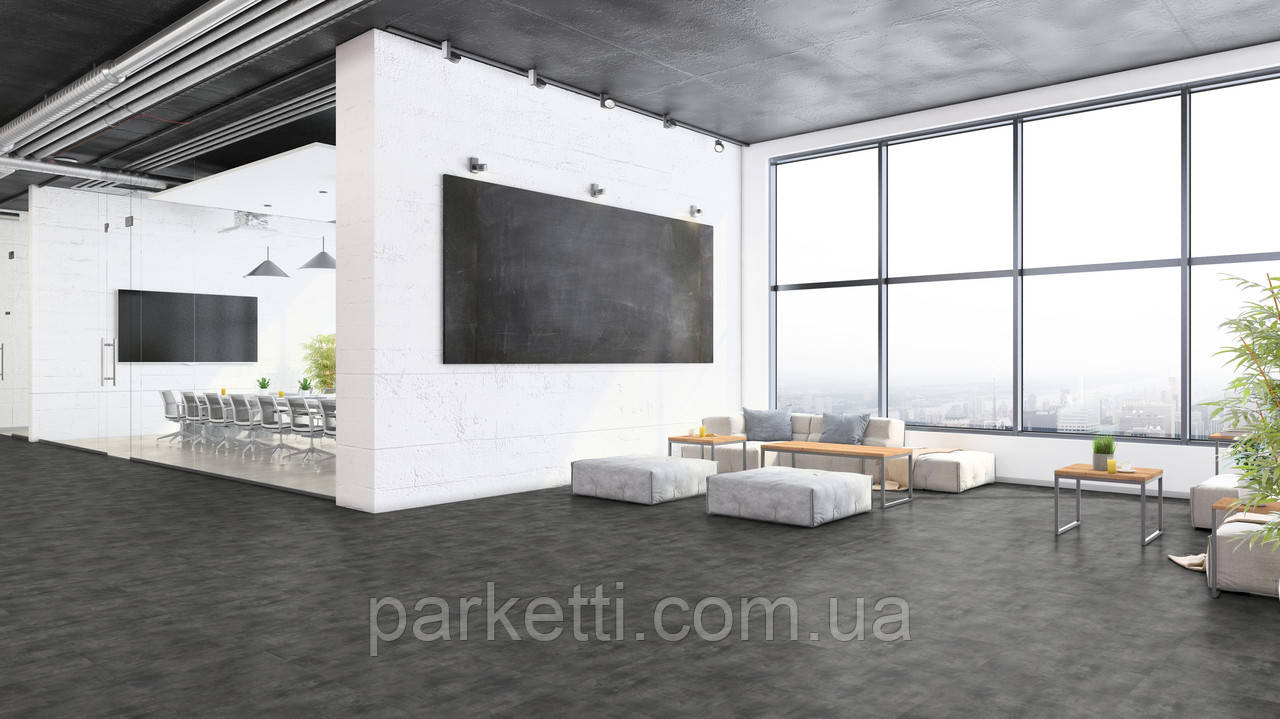 Tarkett Beton Dark Grey Art Vinyl ModularT 7 257022080 клеевая виниловая плитка - фото 7 - id-p2070699070