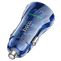 Зарядное устройство Hoco Z47 Transparent Discovery Edition 2 USB 20W QC FCP AFC Blue IP, код: 7847100