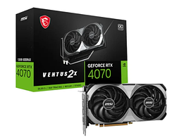 MSI GeForce RTX 4070 VENTUS 2X E OC 12GB GDDR6X (RTX 4070 VENTUS 2X E 12G OC)