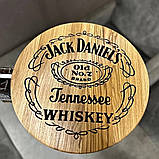 Бочка бар у чорному кольорі на коліщатках із підсвіткою, наливатором, подарунок до дня захисника України, фото 4