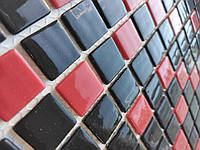Мозаїка MX25-1/09/21 Random чорна червона мікс облицювальна для ванної, душової, кухні