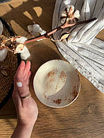 Тарілочка 13 см, «Коричневий Лофт плюс"