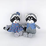 М'яка іграшка Zolushka Пара єнотів 23 см 2шт. (ZL648), фото 4