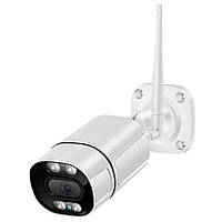 IP камера відеоспостереження Tuya C16A Wi-Fi 3MP вулична з віддаленим доступом White (3_00330) GT, код: 7540050