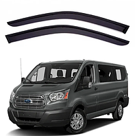 Дефлекторы окон ветровики для авто Ford Transit 2014-> (скотч) AV-Tuning