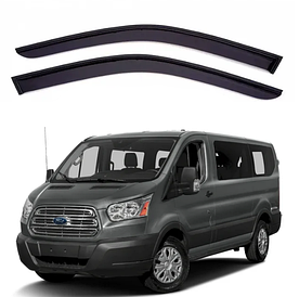 Дефлектори вікон вітровики для авто Ford Transit 2014 -> (скотч) AV-Tuning