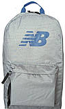 Рюкзак buuba спортивний 22L New Balance OPP Core Backpack сірий, фото 3