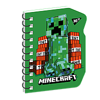 Блокнот Yes В7 60 листов дв спираль Minecraft Creeper клетка
