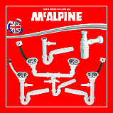 Злив для кухонної мийки 1 1/2x70 мм з пробкою клик-клак CBW70-CB McALPINE, фото 5