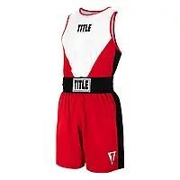 Комплект боксерской формы TITLE AEROVENT ELITE AMATEUR BOXING SET 8 Красный, XXS