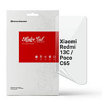 Защитная пленка для Xiaomi Redmi 13C / Poco C65 (Противоударная гидрогелевая. Прозрачная)