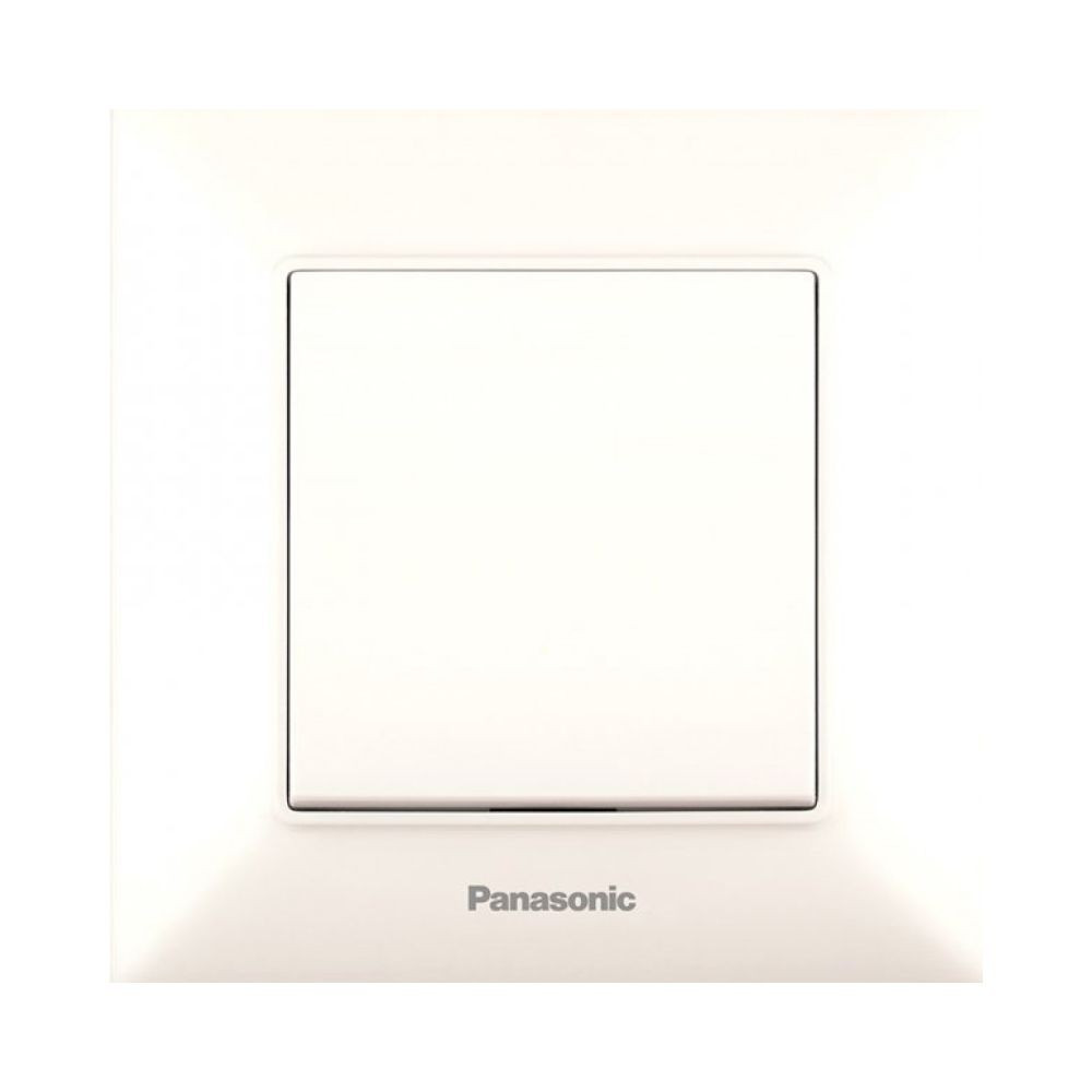 Вимикач одноклавішний Panasonic Arkedia Slim кремовий, фото 1