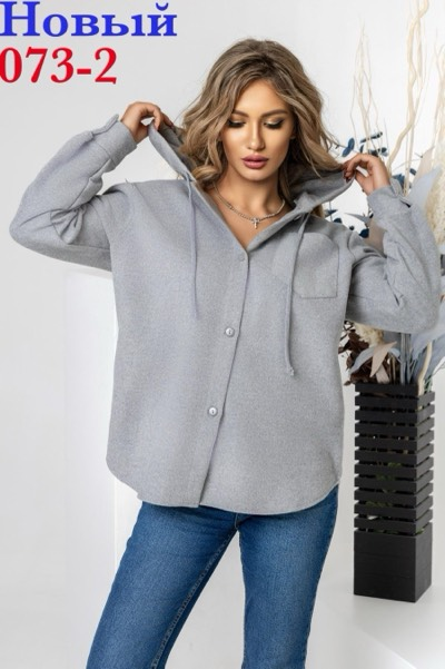 Жіноча сорочка байка НОРМА (р-ри: 42-48) 073-2-1 (в уп. один колір) вир-во Україна, фото 1