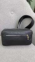 Универсальная сумка через плечо с боковым карманом и одним большим отделением, бананка на пояс с ремнем