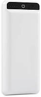 Зовнішній акумулятор Power Bank S-L<unk> NK IP-G21 2хUSB Ліхтарик 20000 mAh White (3_02403) SC, код: 7769680