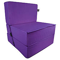 Бескаркасное кресло раскладушка Tia-Sport Поролон 180х70 см (sm-0920-5) фиолетовый TP, код: 6537695
