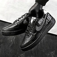 Красиві Стильні багатофункціональні повсякденні кросівки Модель Nike Air Force 1 Low LV8 2 Black EditionUP