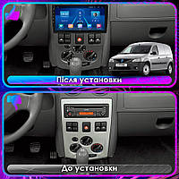 Go Штатная магнитола в машину для Dacia Logan 1 2004-2012 экран 9" 2/32Gb 4G Wi-Fi GPS Top