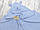 Дитячий махровий куточок рушник після купання з капюшоном для новонародженого 85х85 см 1567 СЛТ Блакитний, фото 3