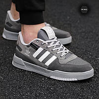 Кроссовки повседневные для мужчин Кеды Adidas Forum Grey 4 UP