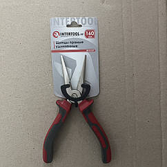 Щипці подовжені прямі 160 мм. INTERTOOL HT-0127