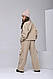 Теплий підлітковий флісовий костюм для дівчаток худі та штани карго "Марі", р-ри на зріст 140 — 164, фото 3