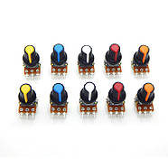 Набір змінних резисторів із ковпачками (10 шт.). Потенціометри WH148 з різними номіналами Ардуїно., фото 6