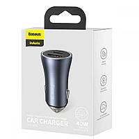 АЗУ Baseus Car Charger C+U 40W Dark Gray