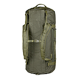 Сумка-рюкзак (армійський баул) Dozen Military Transport Bag (100 л) "Olive" (40*40*80 см), фото 3