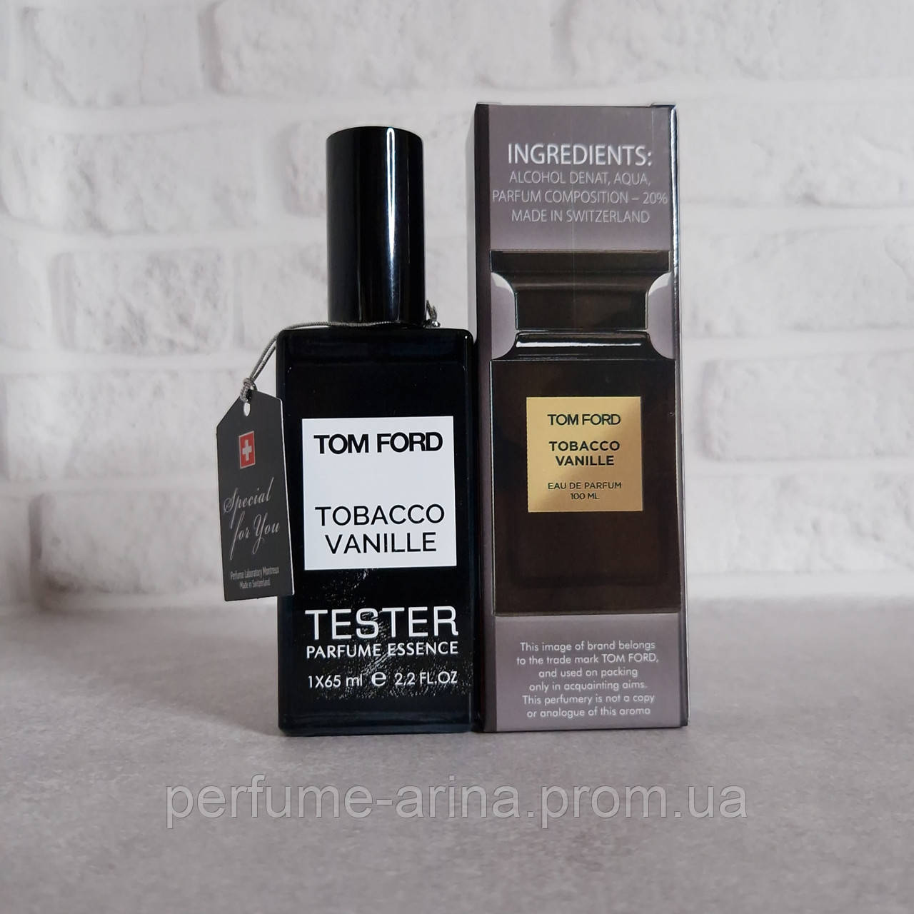 Парфум унісекс Швейцарія Tom Ford Tobacco Vanille 65 мл (жіночі та чоловічі парфуми том форд тобакко ваніль)