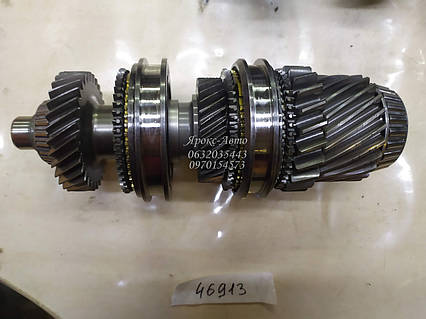 Вал приводу диференціала АКПП DQ250 02E DSG 6 із шестернями на 32 зуби (D 78.15 mm) 31 зуба (D 70.80 mm) 22