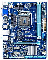 Материнська плата s1155 g2-3 Intel B75 GM (int video) 2*DDR3 Gigabyte GA-B75M-D2V USB 3.0 mATX б/у