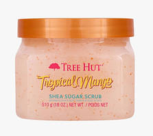 Цукровий скраб для тіла з тропічним манго та олією ши Tree Hut Tropical Mango Sugar Scrub 510 г