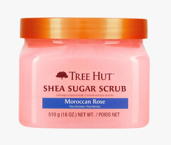 Цукровий скраб для тіла з марроканської трояндою Tree Hut Moroccan Rose Sugar Scrub 510 г