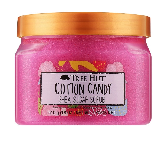 Цукровий скраб для тіла з фруктами та олією Ши Tree Hut Cotton Candy Sugar Scrub 510 г