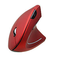 Миша вертикальна бездротова оптична Rowell V7 Red (97274)