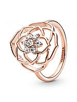 Серебряное кольцо Пандора Rose Роза 189412C01 Артикул 055-21416