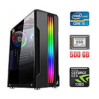 Игровой ПК / Intel Core i5-3470 (4 ядра по 3.2 - 3.6 GHz) / 8 GB DDR3 / 500 GB SSD / nVidia GeForce GTX 1060,