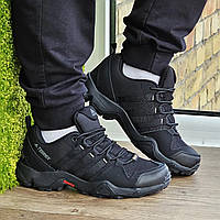 Термо кроссовки мужские Adidas Terrex черные, кроссы Адидас Терекс Gore-Tex (размеры в описании)