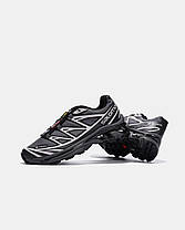 Зимові Чоловічі Кросівки Salomon XT-6 Advanced Gore-Tex Grey / Саломон ХТ-6 Адванст Гор Текс Сірі з Чорним, фото 4