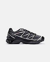 Зимові Чоловічі Кросівки Salomon XT-6 Advanced Gore-Tex Grey / Саломон ХТ-6 Адванст Гор Текс Сірі з Чорним, фото 3