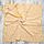 Дитячий махровий куточок рушник після купання з капюшоном для новонародженого 85х85 см 1567 СЛТ Жовтогарячий, фото 4