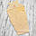 Дитячий махровий куточок рушник після купання з капюшоном для новонародженого 85х85 см 1567 СЛТ Жовтогарячий, фото 5