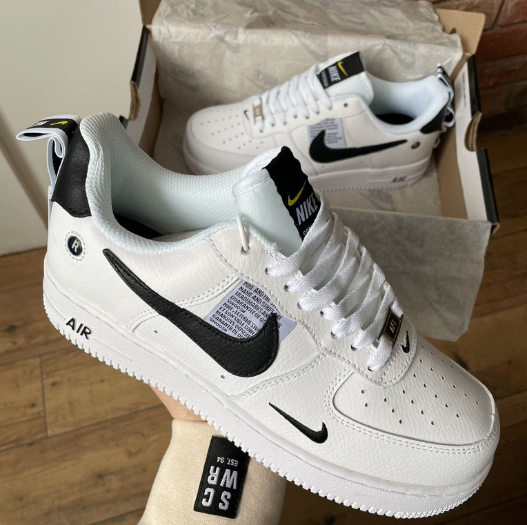 Кроссовки Nike Air Force 1 07 low Utility Ultra White Black Найк Аир ...