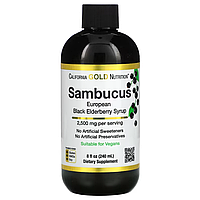 Adult Sambucus Elderberry California Gold Nutrition 240 мл