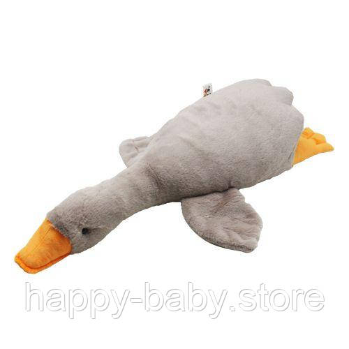 Мʼяка іграшка "Гусь-обіймусь", сірий (75 см), фото 1