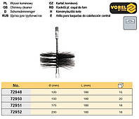 Щітка йорж чистки димоходів метал 200 мм VOREL-72952