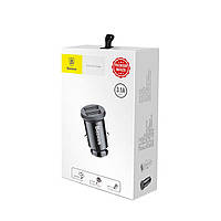 АЗУ Baseus Grain Car Charger 3.1A Black